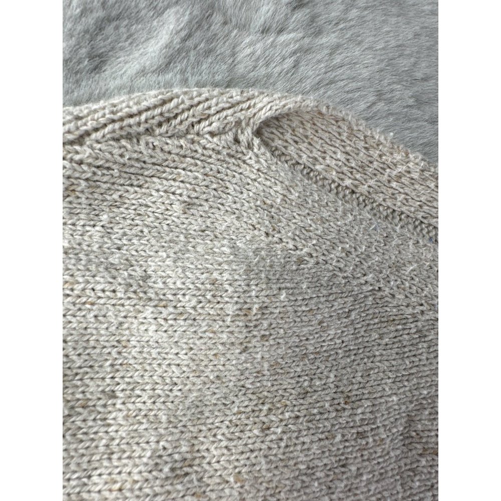 J Jill Sweater Womens Small Slub Boatneck Tunic Heathered Tan Jumper Coastal - Picture 3 of 8